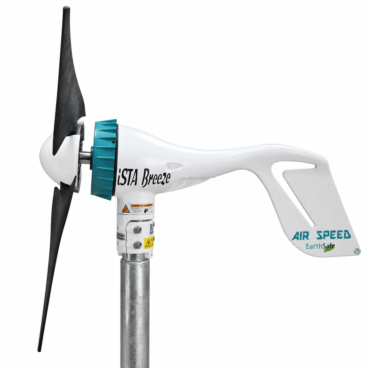 Windgenerator IstaBreeze® Air-Speed 500 Watt 12V oder 24V -Windkraftanlag mit Karbon Flügel