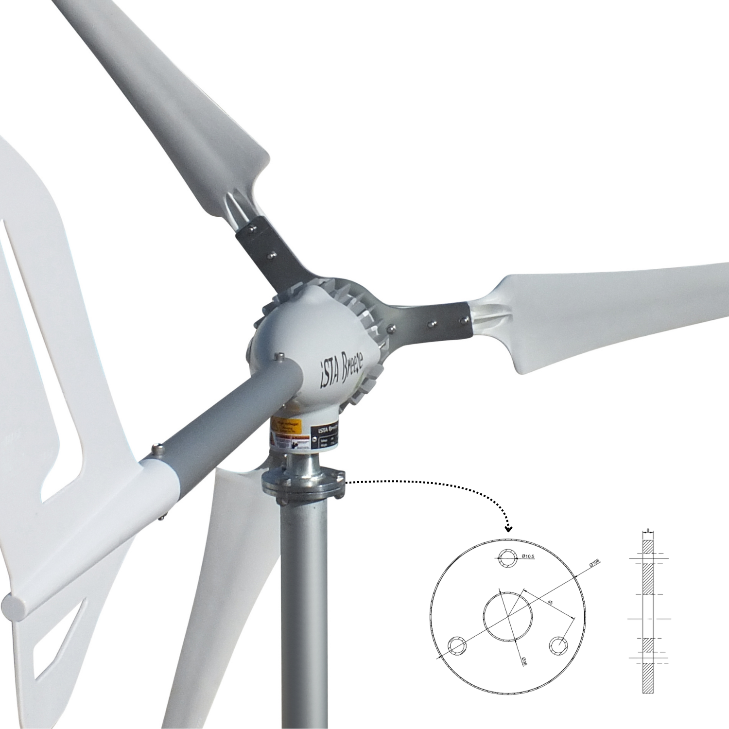 Angebote mit Auswahl Windgenerator IstaBreeze® I-700 Watt