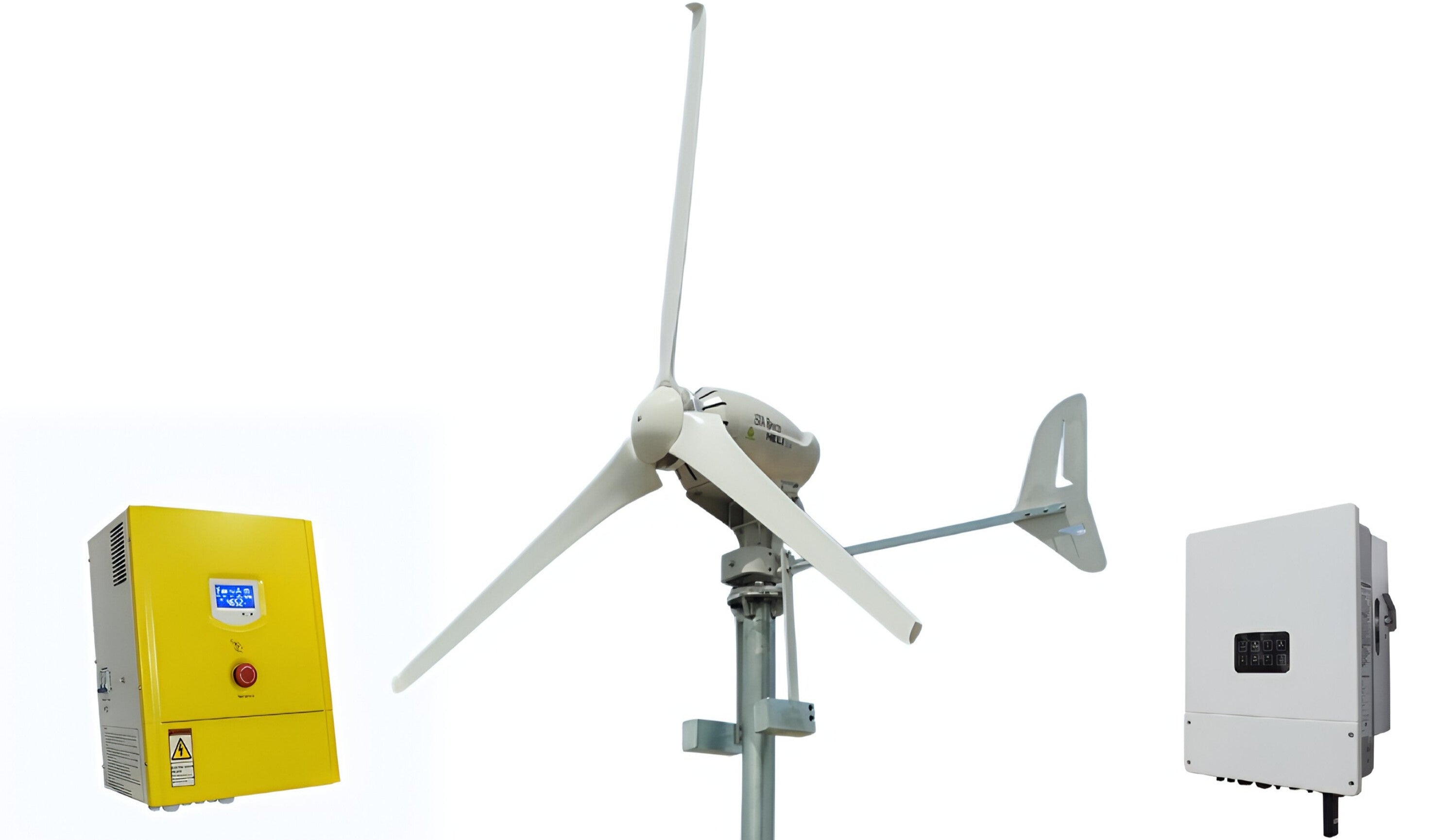 IstaBreeze® Heli 2.0 Windgenerator – Low RPM, Komplettset mit Wechselrichter & Controller