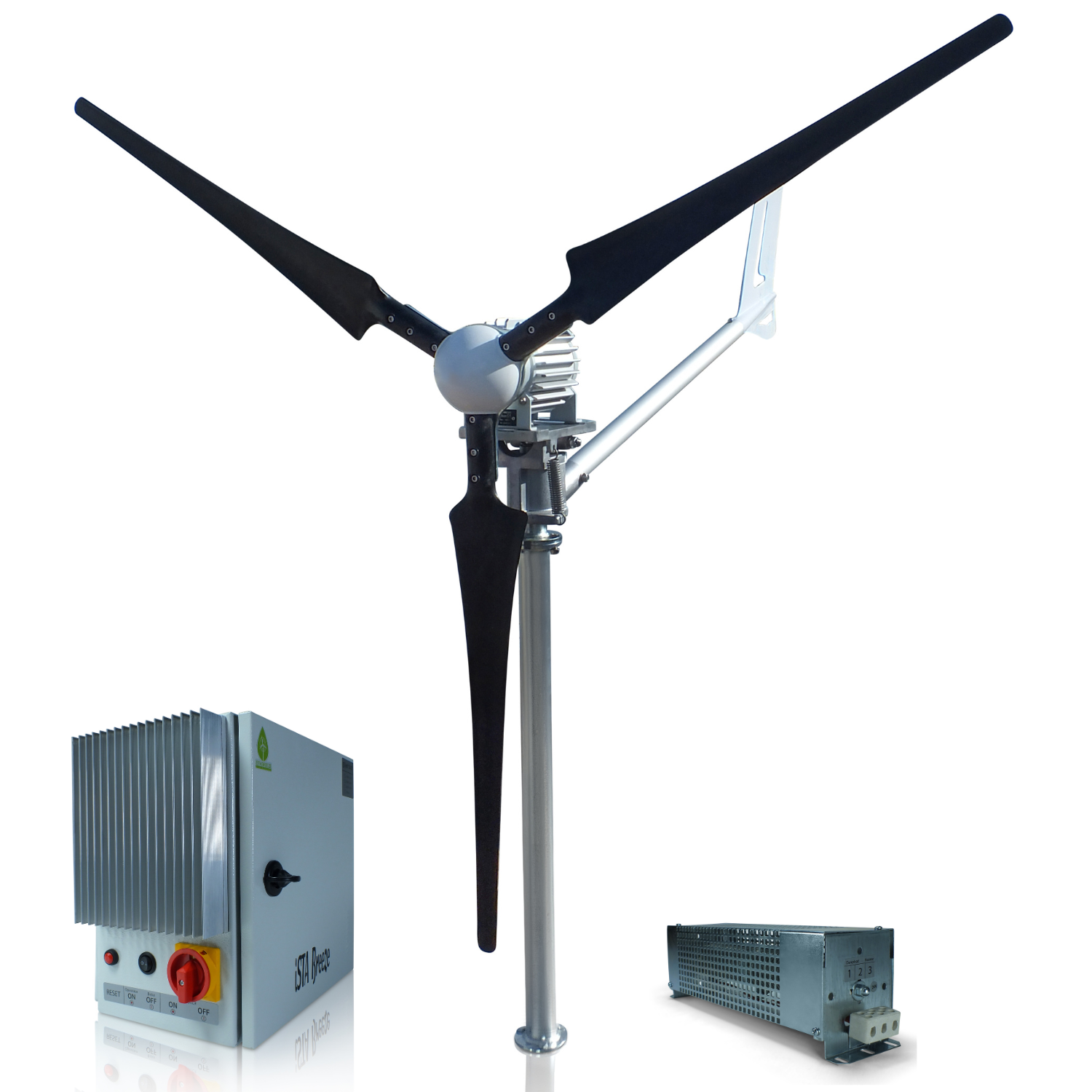 Angebot mit Auswahl IstaBreeze® Windturbine mit Kippvorrichtung – Auswahl zwischen 1500W und 2000W