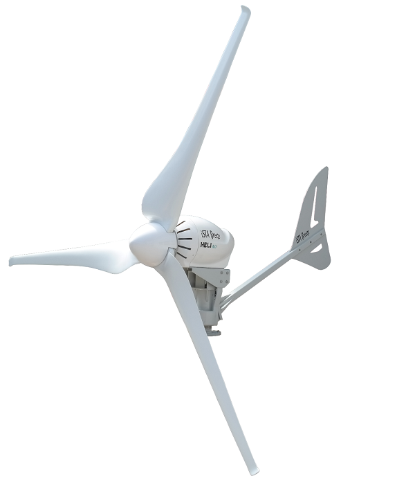 Heli wind turbine