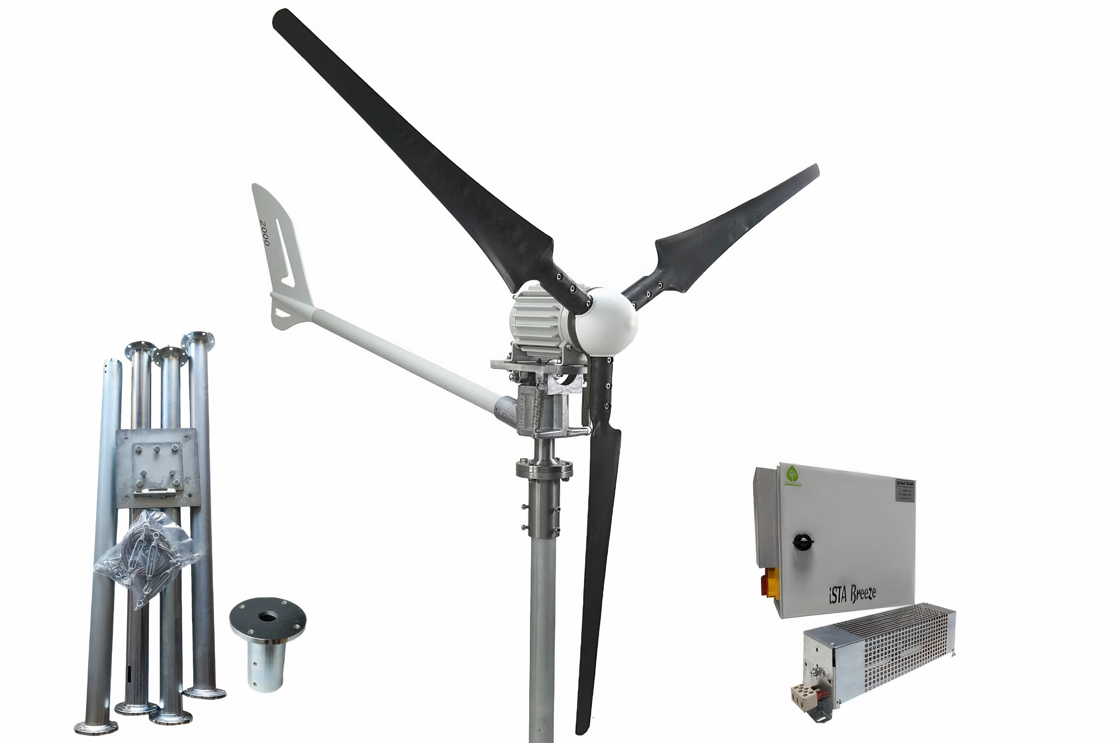 Windgenerator Ista Breeze® WindSafe 1500 Watt oder 2000 Watt Inselanlage