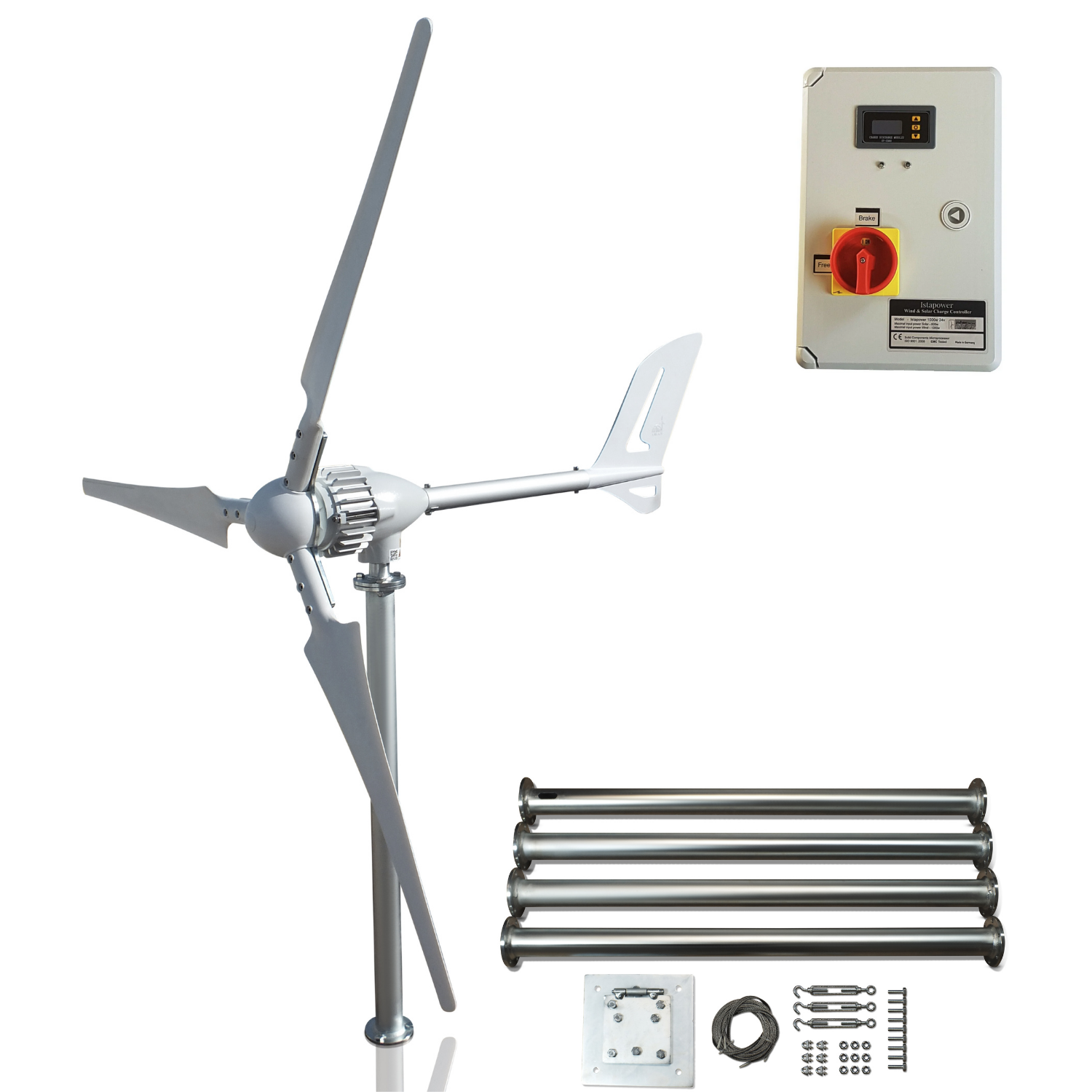 Angebote mit Auswahl  Windgenerator IstaBreeze® I-1000 Watt 24V oder 48V