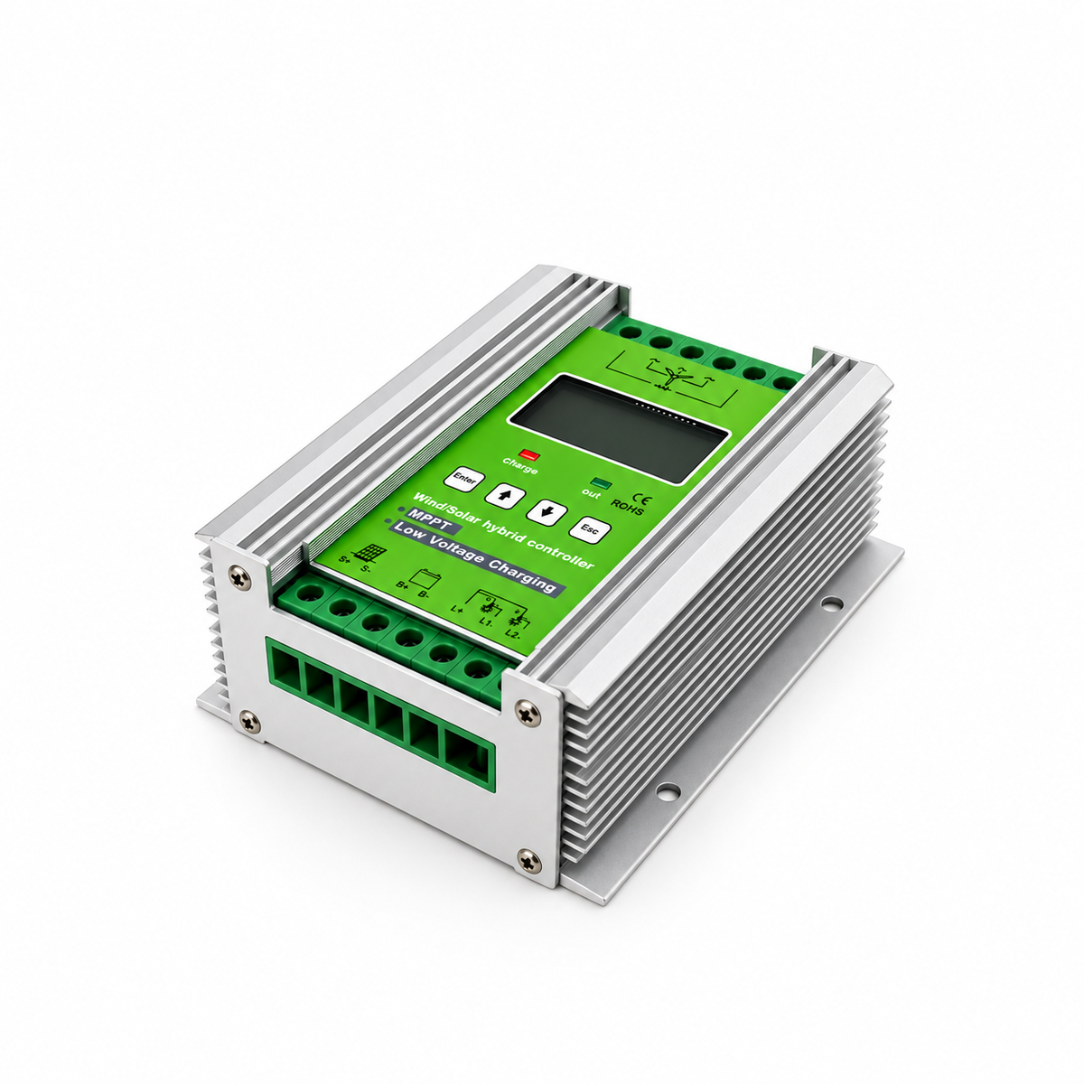 MPPT 500W 12V- 24V wind solar hybrid charge controller with booster function