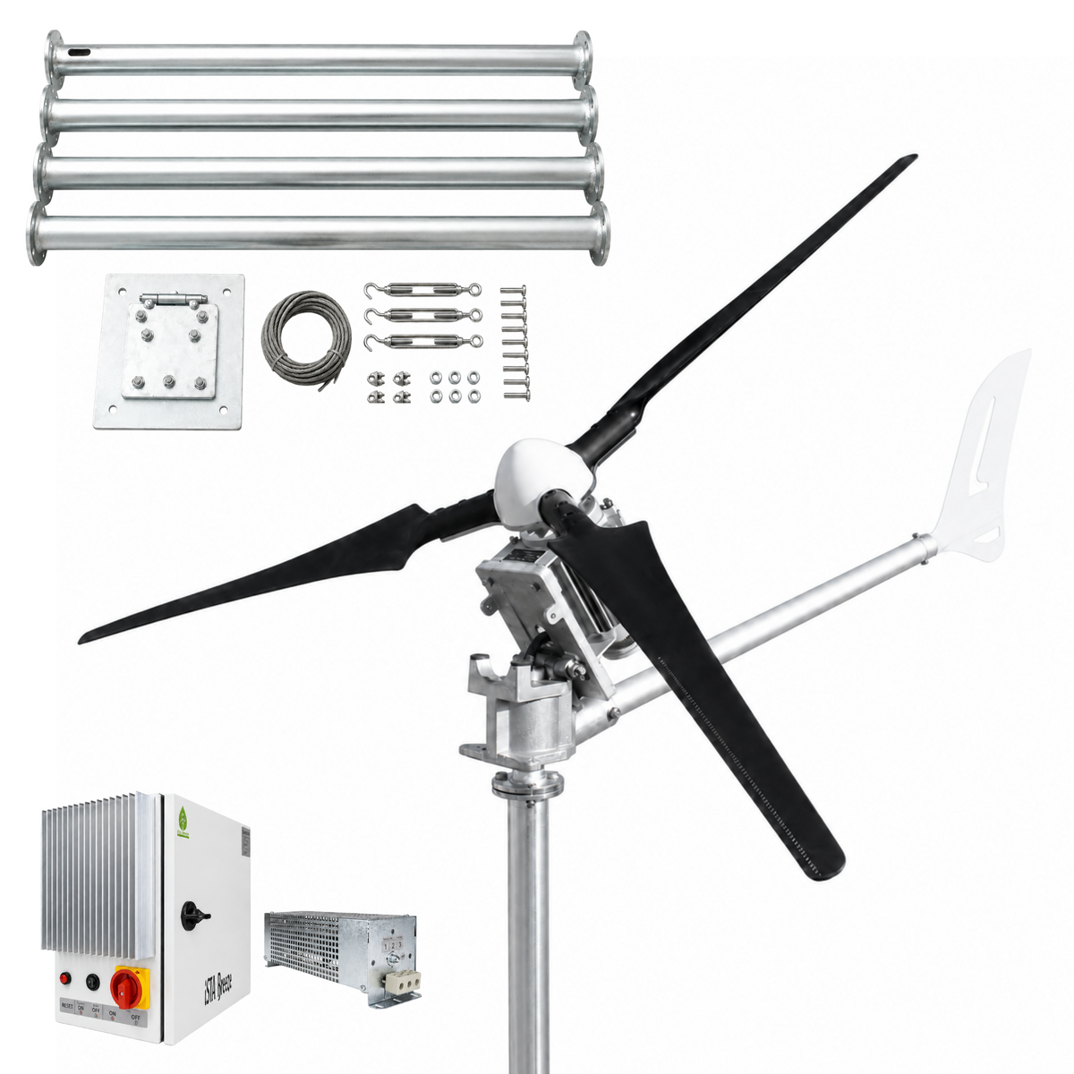 Windgenerator Ista Breeze® WindSafe 1500 Watt oder 2000 Watt Inselanlage