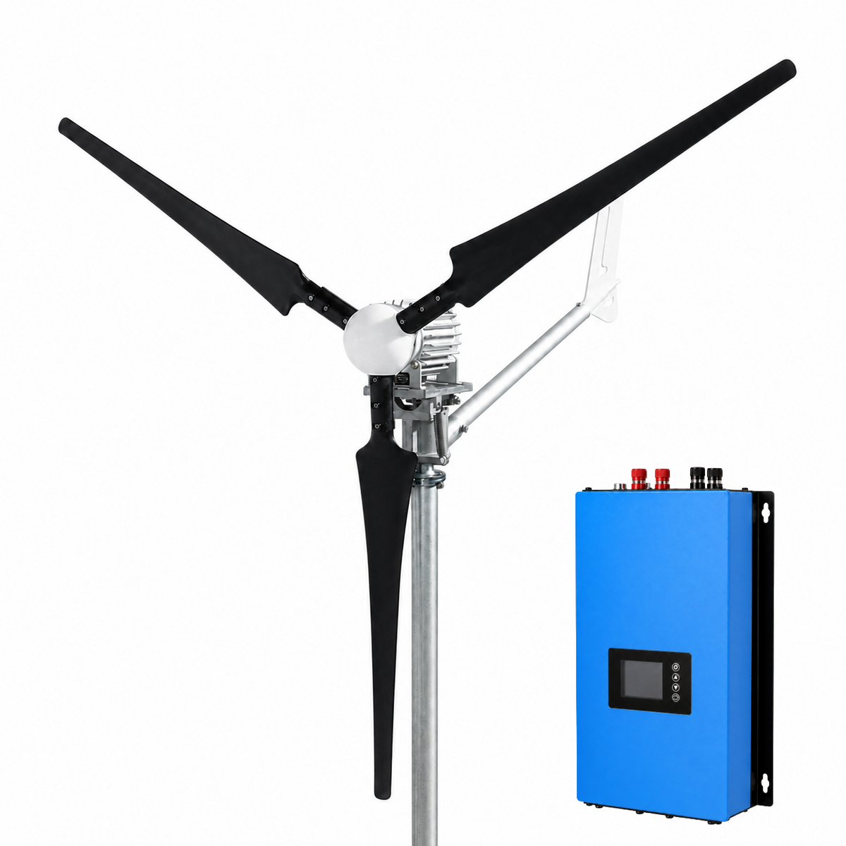 220 Volt Windsafe IstaBreeze® 2000 Watt wind turbine directly connected to the socket