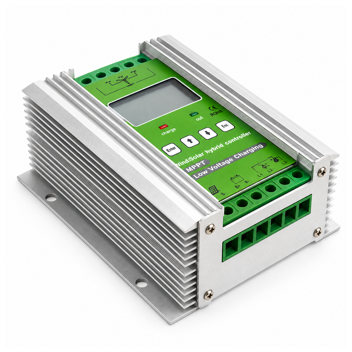 MPPT 500W 12V- 24V Wind Solar Hybrid Laderegler mit Boosterfunktion