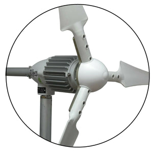 Generador eólico IstaBreeze® I-Turbina eólica de 700 vatios, selección de 12 V, 48 V o 48 V