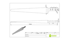 Load the image into the gallery viewer, 107cm high performance wind generator rotor blades